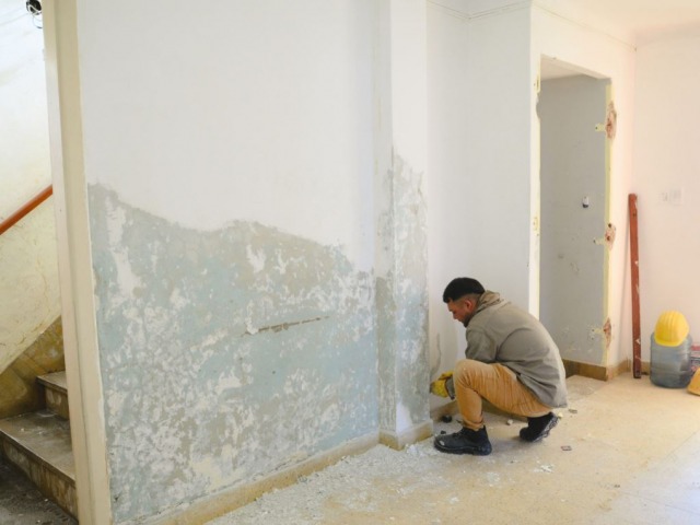 Obras en la futura residencia para estudiantes de localidades rurales